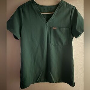 Figs women Short Sleeve V-Neck in marine color